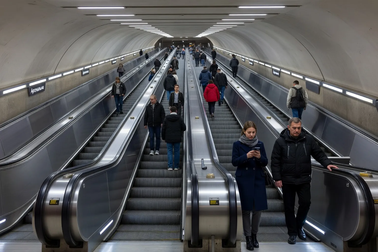 Station de metro Arsenalna a Kyiv, la plus profonde du monde